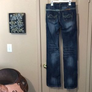 Cowgirl Tuff Trailblazer Jeans 26X 35